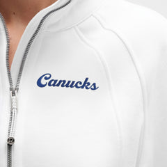 Vancouver Canucks lululemon Women's Scuba Oversized Half Zip Top White
