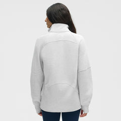 Vegas Golden Knights lululemon Women's Scuba Oversized Half Zip Top Heather Gray