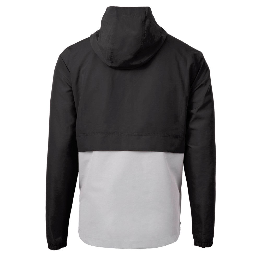 Cincinnati Reds Cutter & Buck Charter Eco Recycled Half-Zip Anorak Jacket - Black