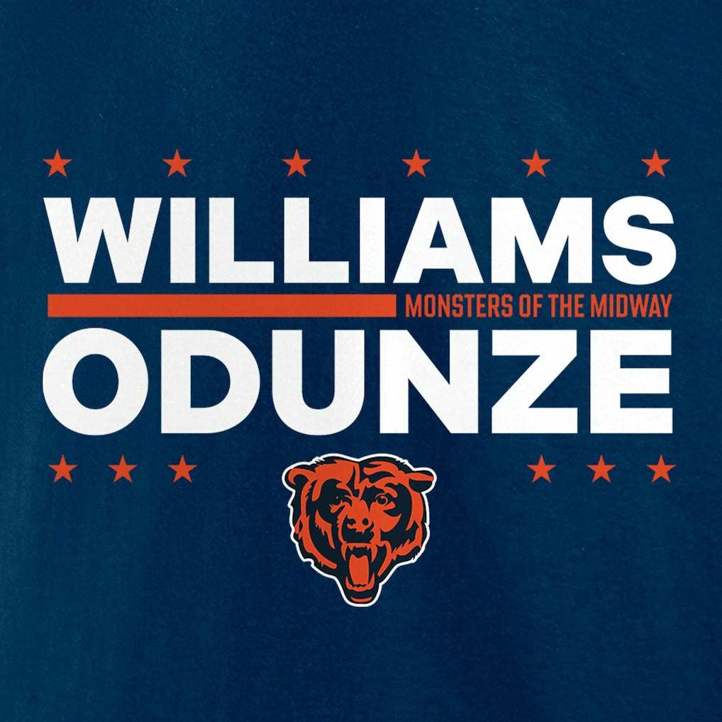Caleb Williams & Rome Odunze Chicago Bears Election Players T-Shirt - Navy for sale