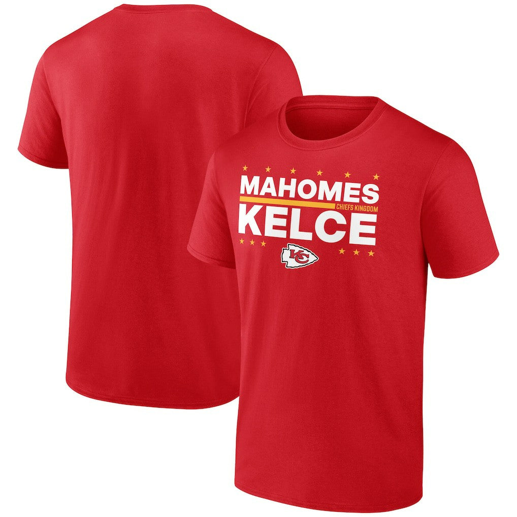 Patrick Mahomes & Travis Kelce Kansas City Chiefs Election Players T-Shirt - Red online
