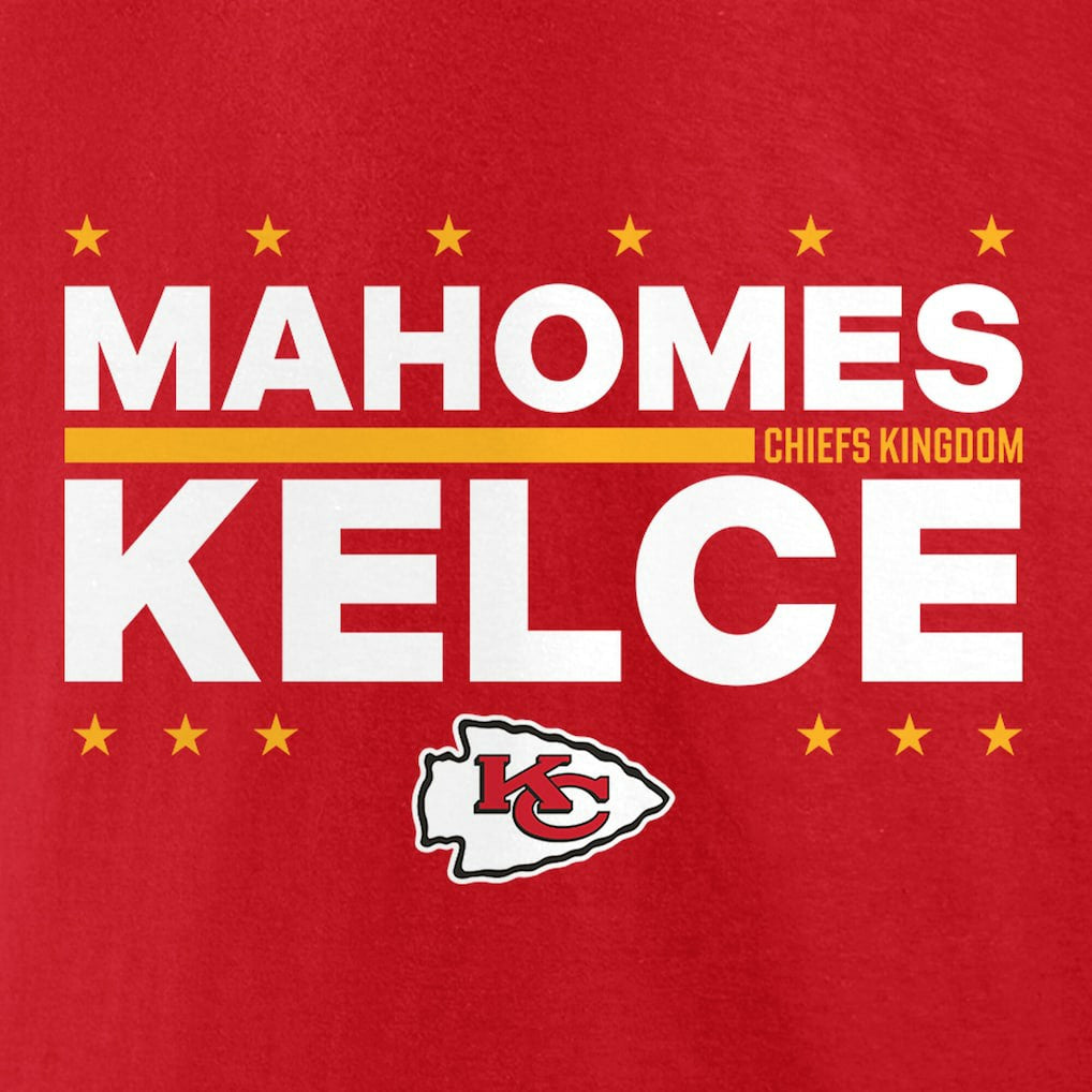Patrick Mahomes & Travis Kelce Kansas City Chiefs Election Players T-Shirt - Red online