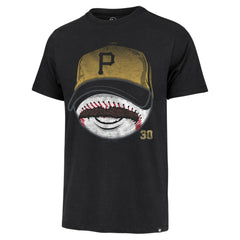 Paul Skenes Pittsburgh Pirates Mustache Franklin T-Shirt - Black | 47 brand