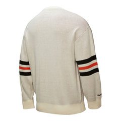 Baltimore Orioles Retro Pullover Sweater - Cream | Mitchell & Ness