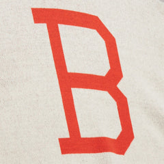 Baltimore Orioles Retro Pullover Sweater - Cream | Mitchell & Ness