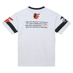 Baltimore Orioles Cooperstown Collection Team Origins Premium T-Shirt - White | Mitchell & Ness