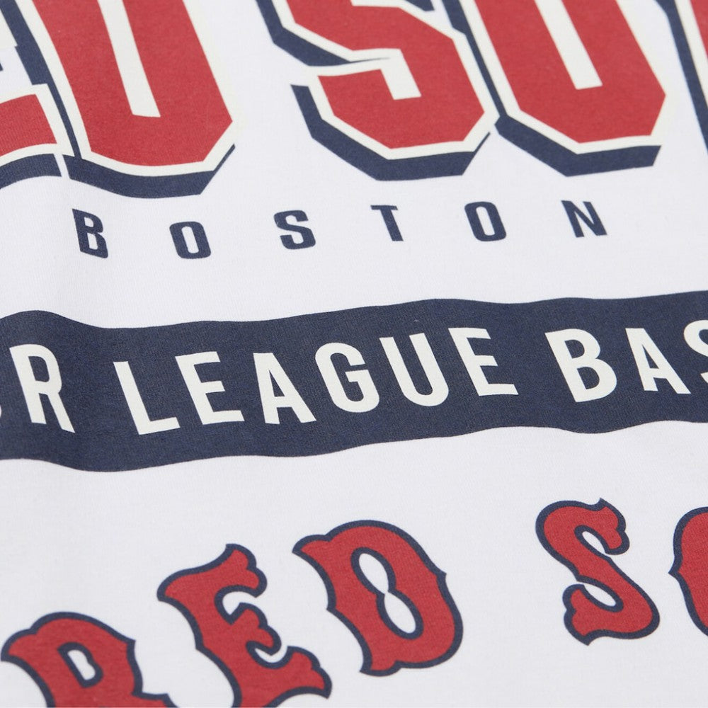 Boston Red Sox Cooperstown Collection Team Origins Premium T-Shirt - White | Mitchell & Ness