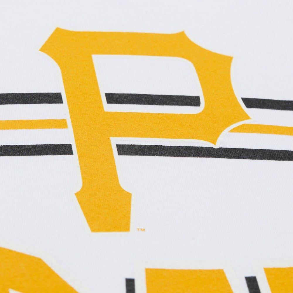 Pittsburgh Pirates Cooperstown Collection Team Origins Premium T-Shirt - White | Mitchell & Ness