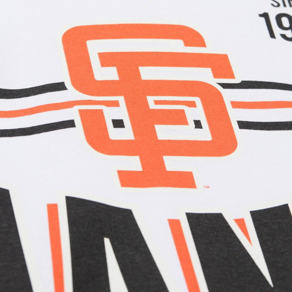San Francisco Giants Cooperstown Collection Team Origins Premium T-Shirt - White | Mitchell & Ness