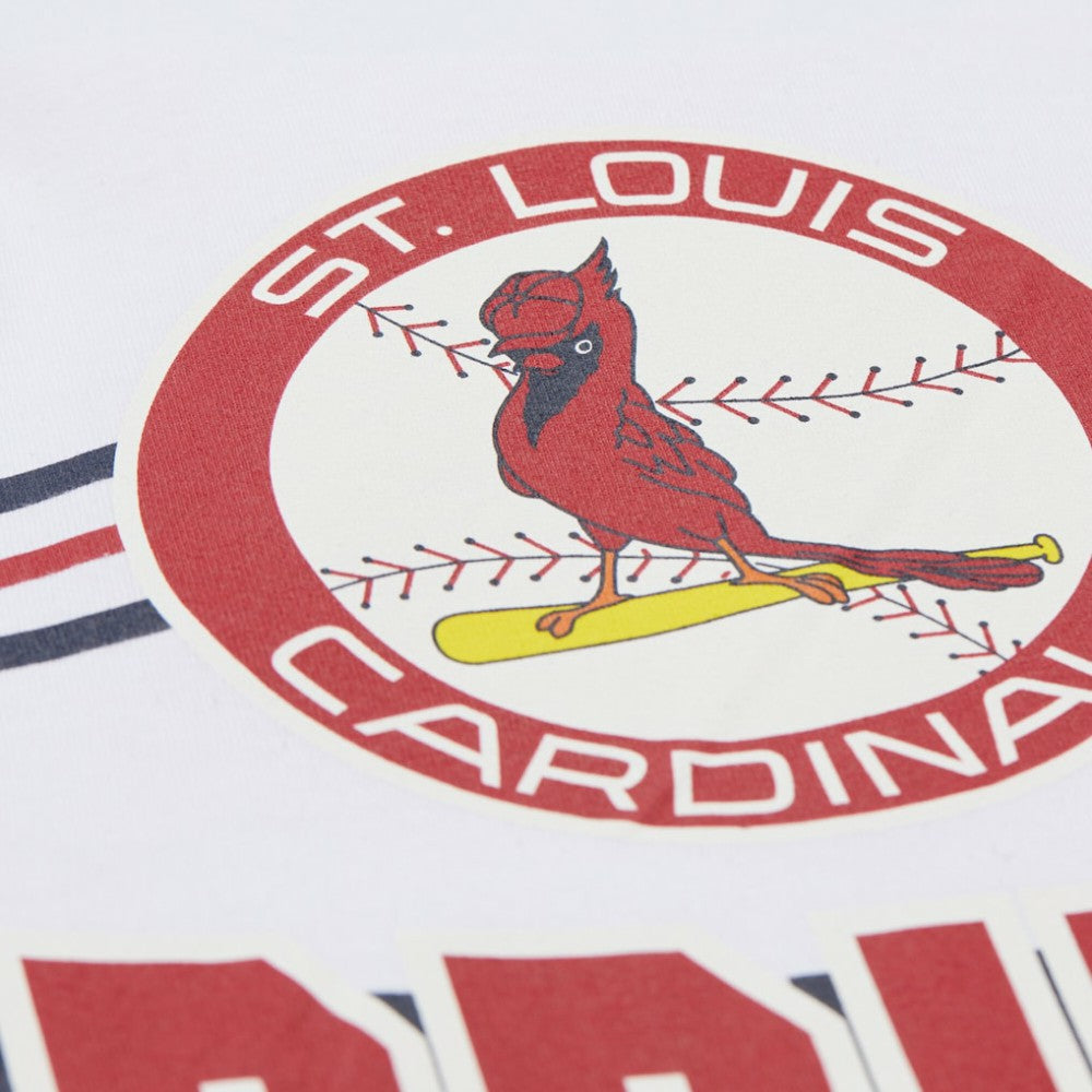 St. Louis Cardinals Cooperstown Collection Team Origins Premium T-Shirt - White | Mitchell & Ness