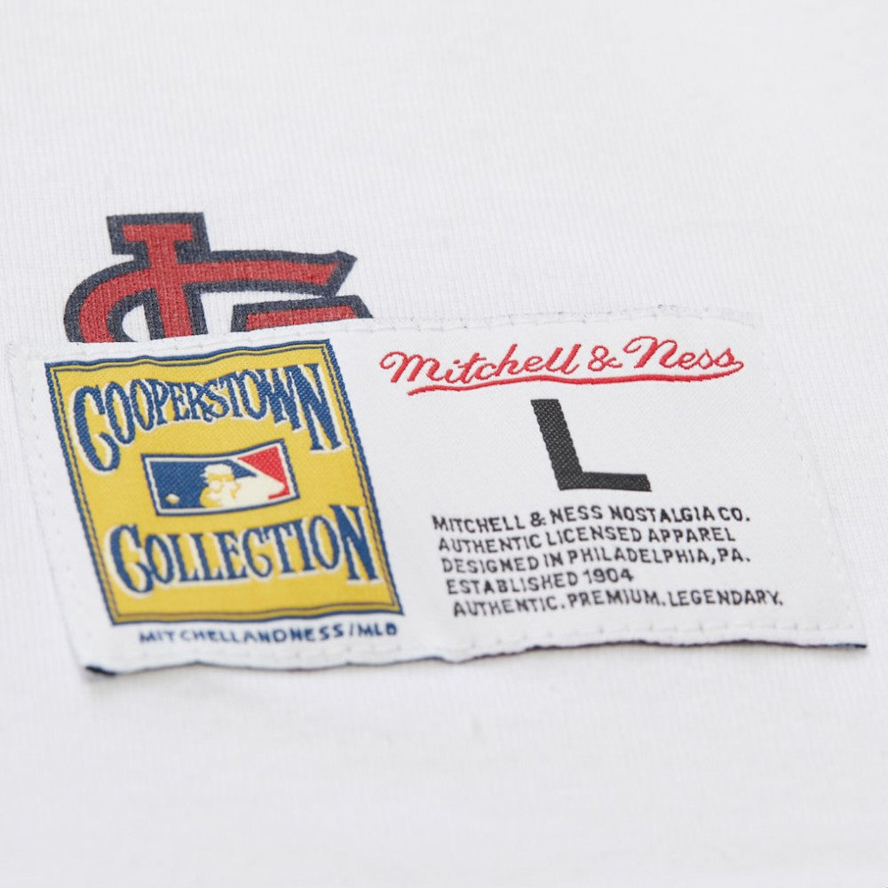 St. Louis Cardinals Cooperstown Collection Team Origins Premium T-Shirt - White | Mitchell & Ness