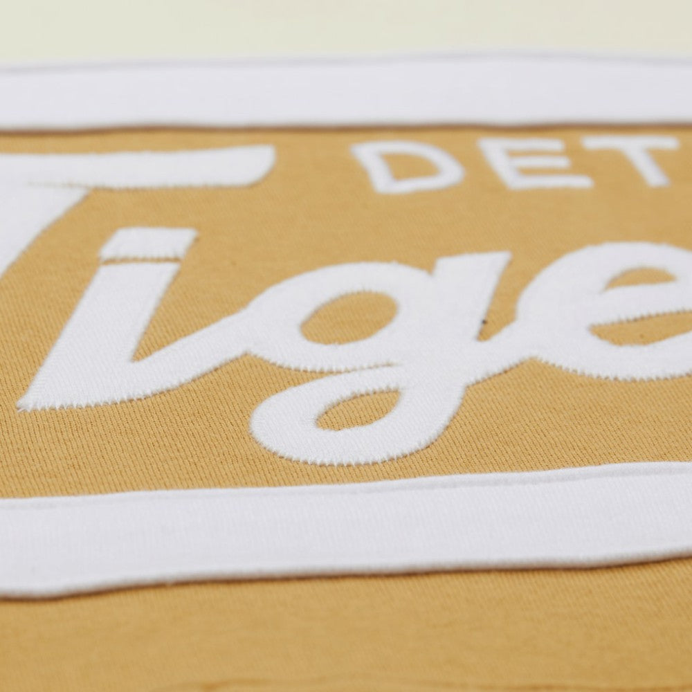 Detroit Tigers Head Coach Pullover Hoodie - Tan/Cream | Mitchell & Ness