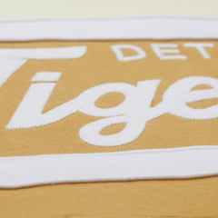 Detroit Tigers Head Coach Pullover Hoodie - Tan/Cream | Mitchell & Ness
