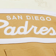 San Diego Padres Head Coach Pullover Hoodie - Tan/Cream | Mitchell & Ness