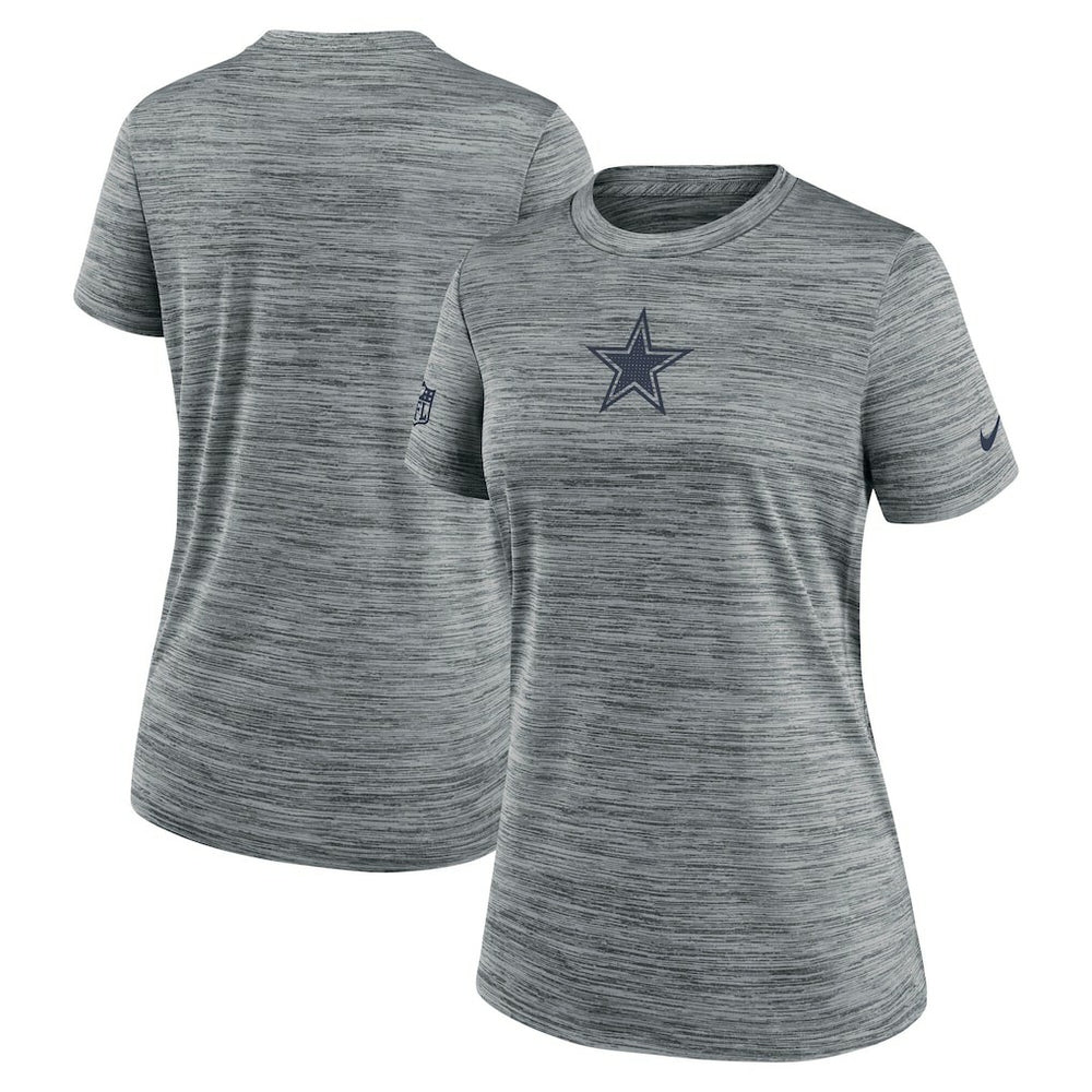 Dallas Cowboys Women's Sideline Velocity Dri-FIT T-Shirt - Gray | Nike online