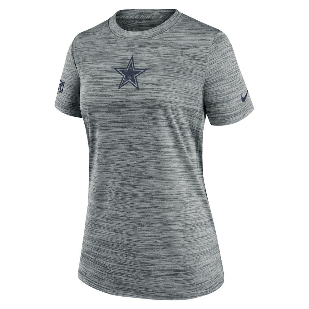 Dallas Cowboys Women's Sideline Velocity Dri-FIT T-Shirt - Gray | Nike online
