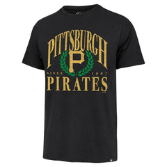 Pittsburgh Pirates Pitchout Franklin T-Shirt - Black | 47 brand