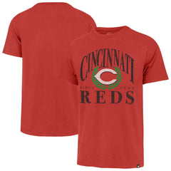 Cincinnati Reds Pitchout Franklin T-Shirt - Red | 47 brand