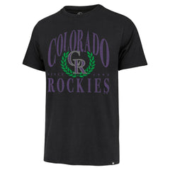 Colorado Rockies Pitchout Franklin T-Shirt - Black | 47 brand
