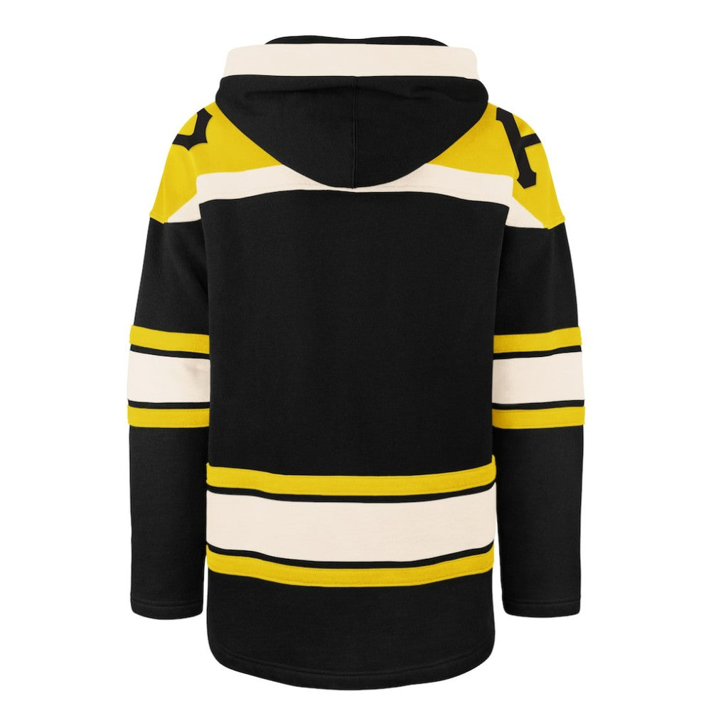 Pittsburgh Pirates Superior Lacer Pullover Hoodie - Black | 47 brand