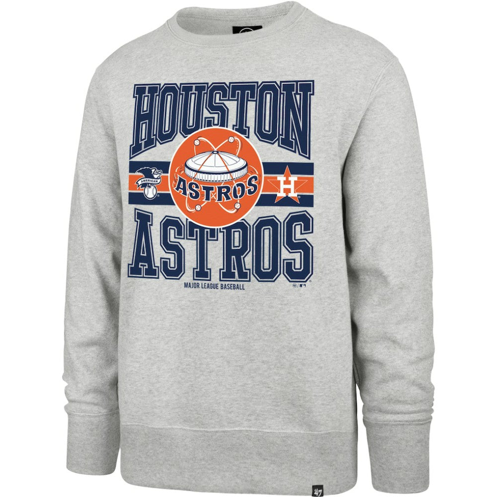 Houston Astros Letters Headline Pullover Sweatshirt - Gray | 47 brand