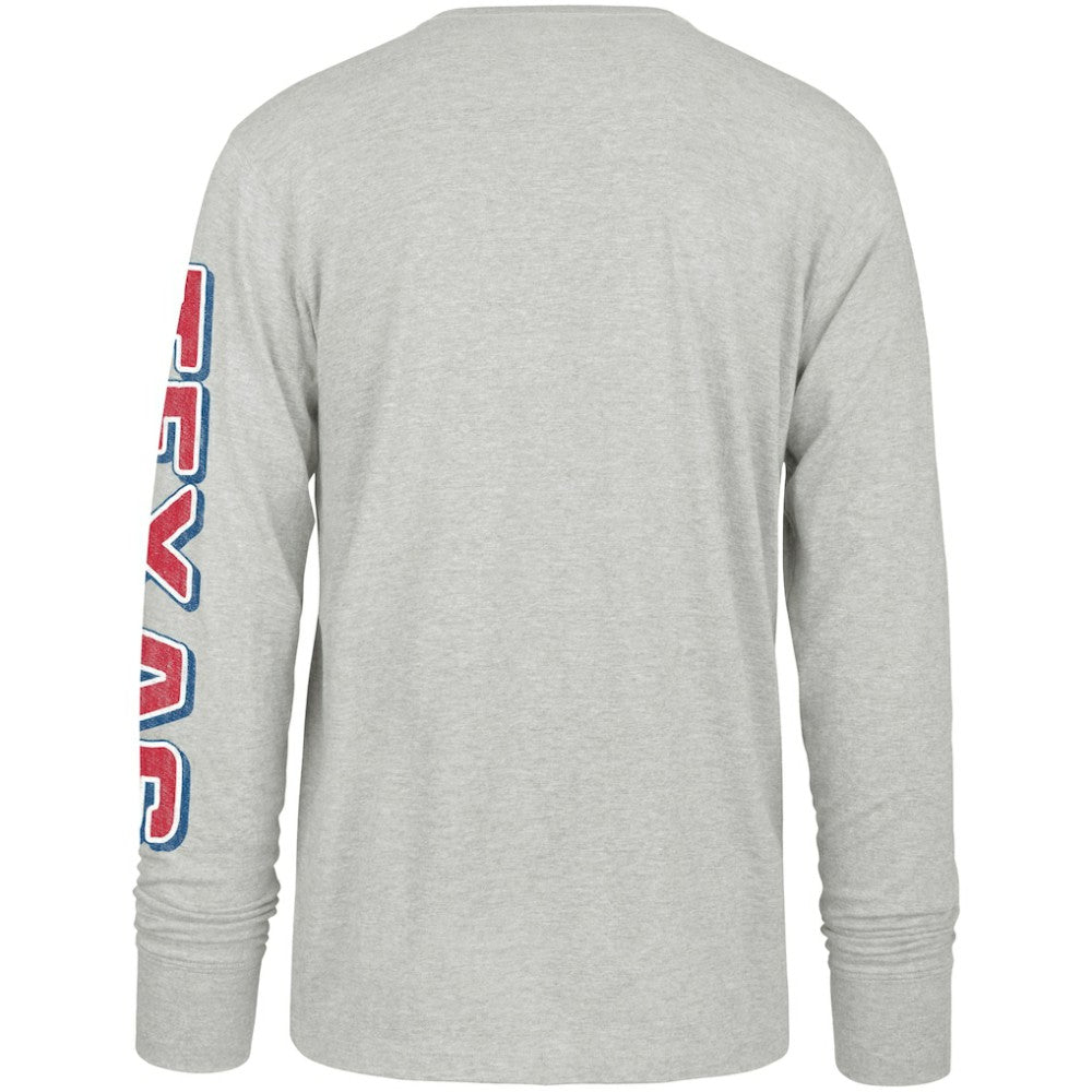 Texas Rangers Fair Ball Franklin Long Sleeve T-Shirt - Gray | 47 brand