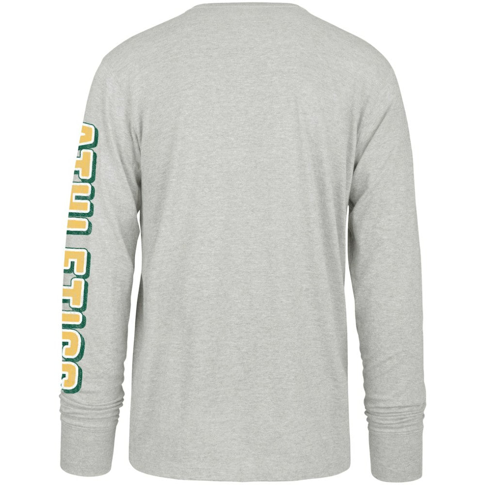 Athletics Fair Ball Franklin Long Sleeve T-Shirt - Gray | 47 brand