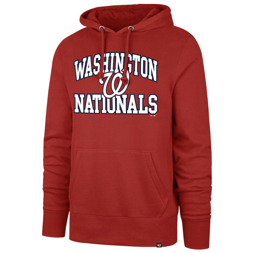 Washington Nationals  Velocity Headline Pullover Hoodie - Red | 47 brand