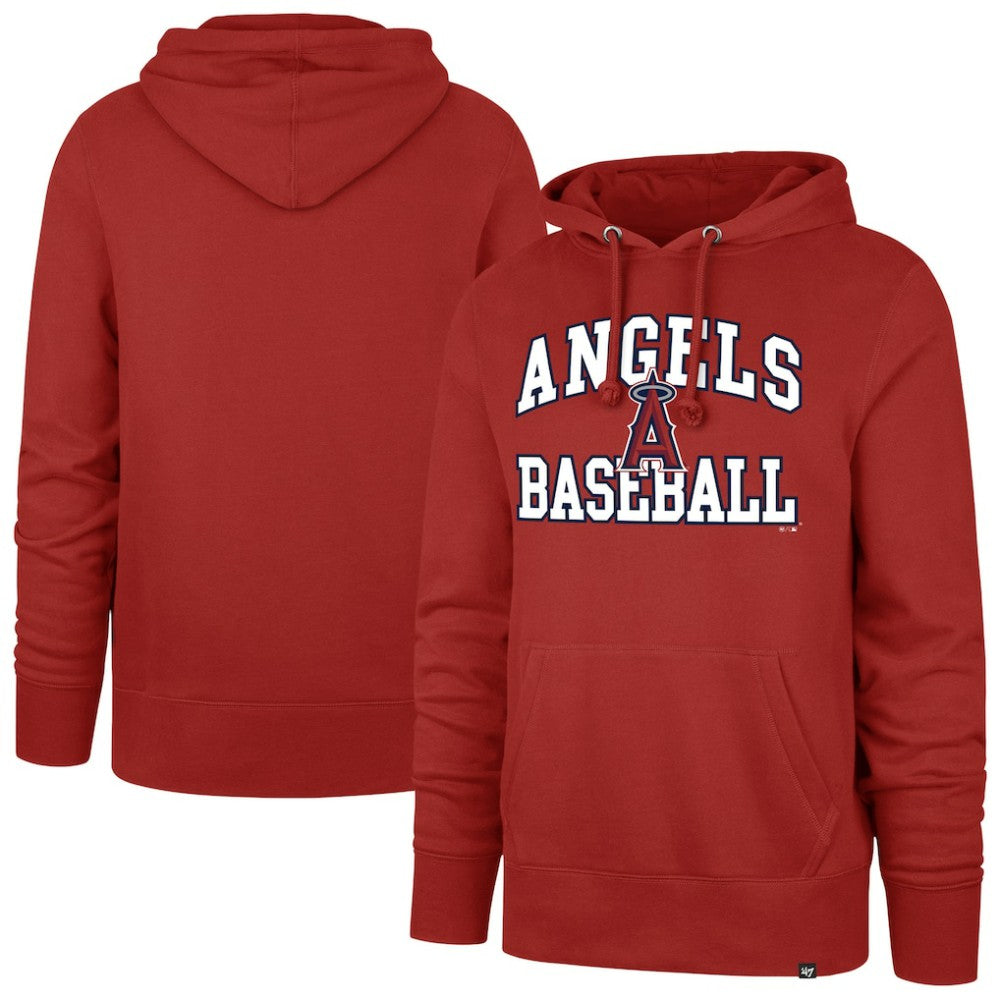 Los Angeles Angels  Velocity Headline Pullover Hoodie - Red | 47 brand