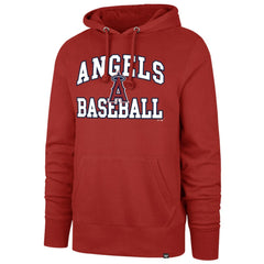 Los Angeles Angels  Velocity Headline Pullover Hoodie - Red | 47 brand