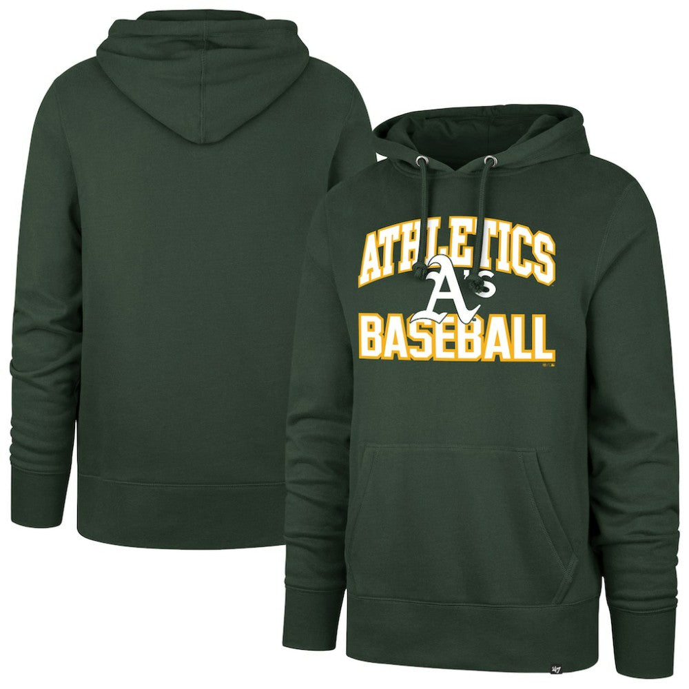 Athletics  Velocity Headline Pullover Hoodie - Green | 47 brand
