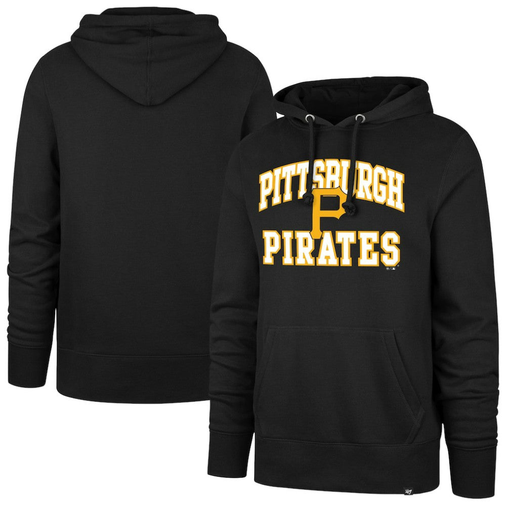 Pittsburgh Pirates  Velocity Headline Pullover Hoodie - Black | 47 brand