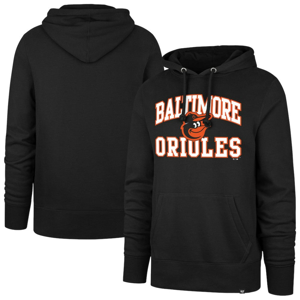 Baltimore Orioles  Velocity Headline Pullover Hoodie - Black | 47 brand