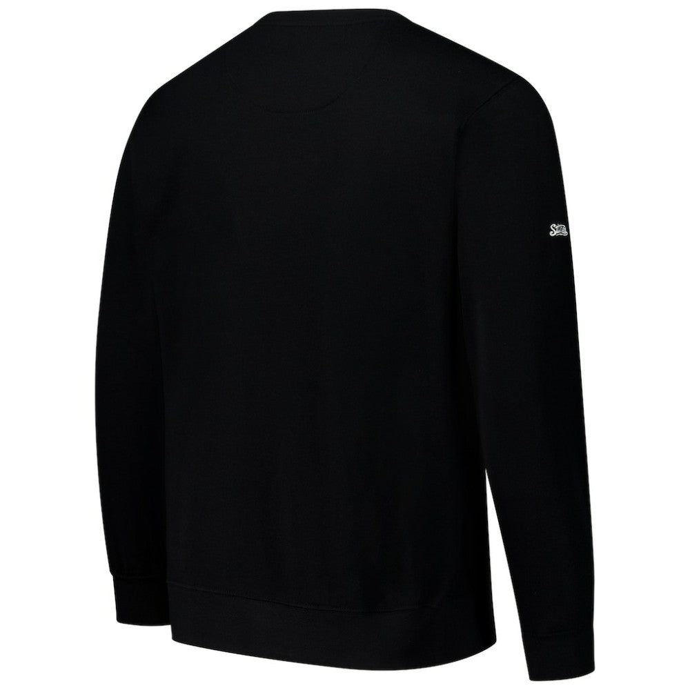 Chicago White Sox Stitches Lightweight Crew Sweatshirt - Black