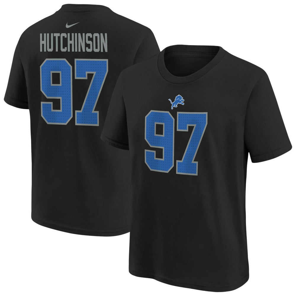 Aidan Hutchinson Detroit Lions Player Name & Number T-Shirt - Black | Nike online