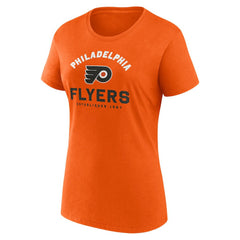 Philadelphia Flyers Logo Athletic Women's Unrivaled T-Shirt Orange