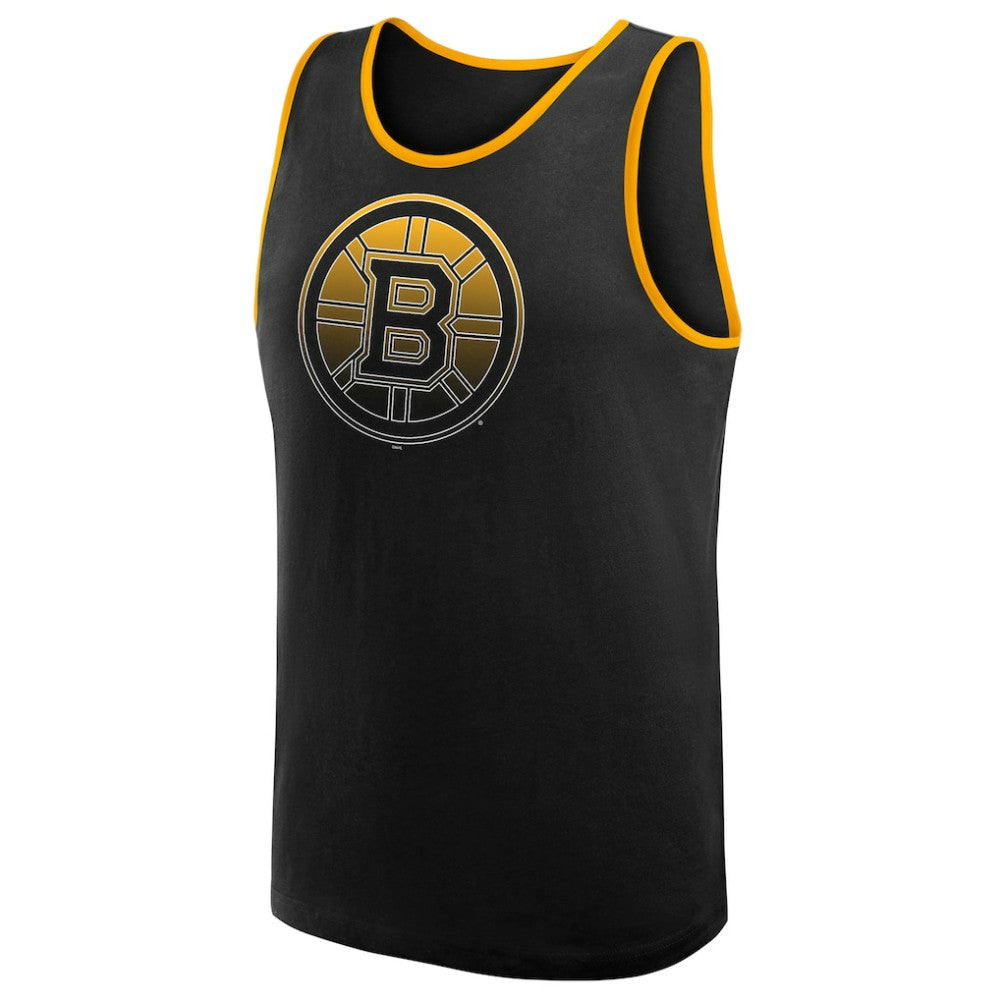Boston Bruins Logo Athletic Unmatched Success Tank Top Black