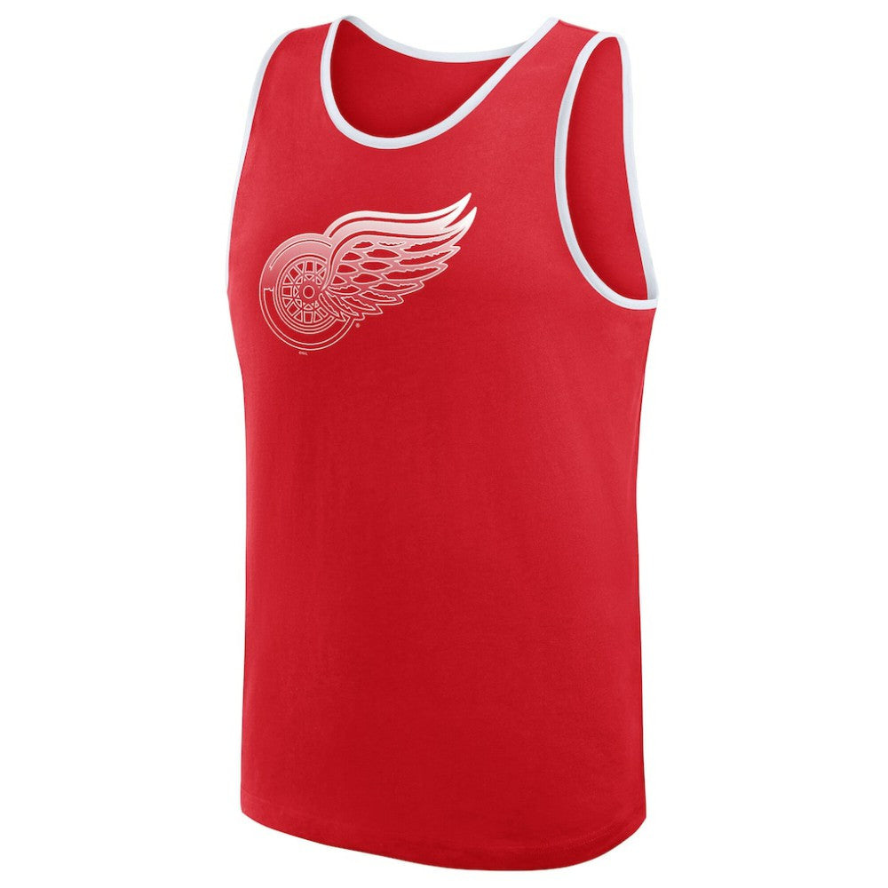 Detroit Red Wings Logo Athletic Unmatched Success Tank Top Red