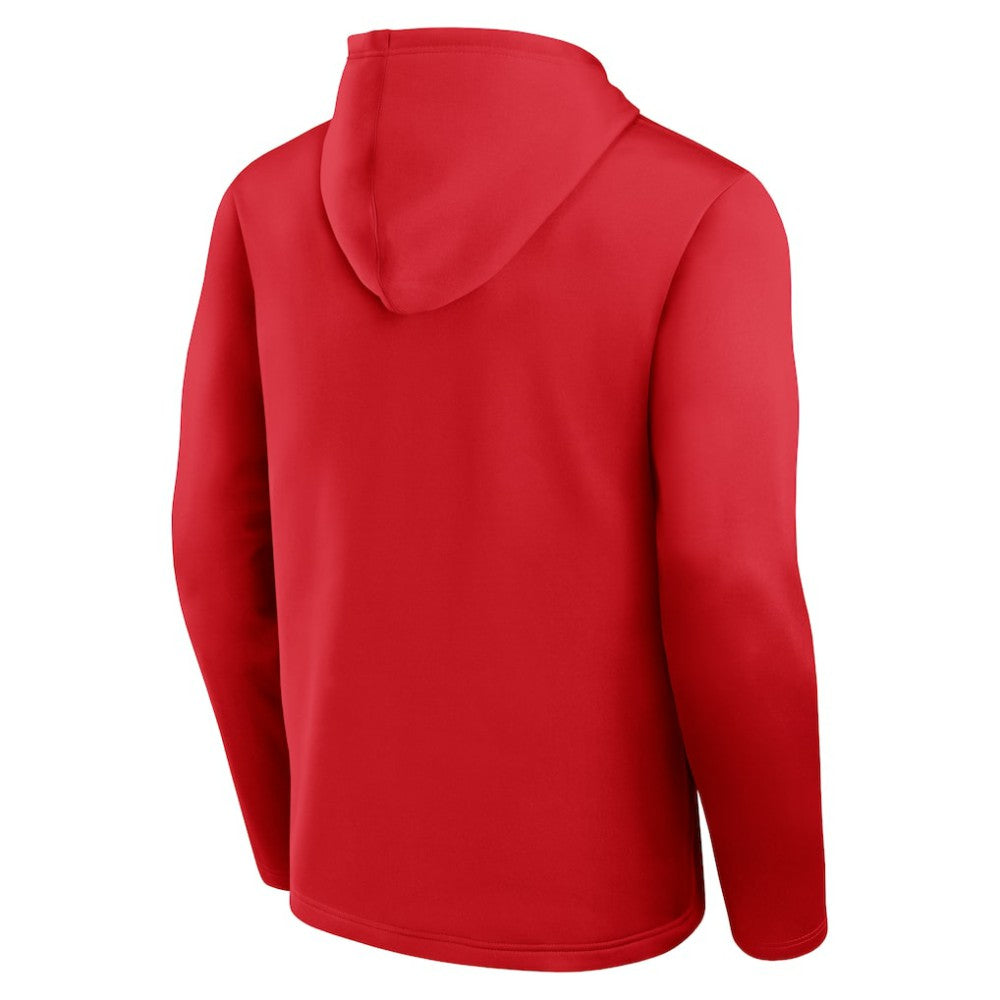 Washington Capitals Logo Athletic Head Start Pullover Hoodie Red