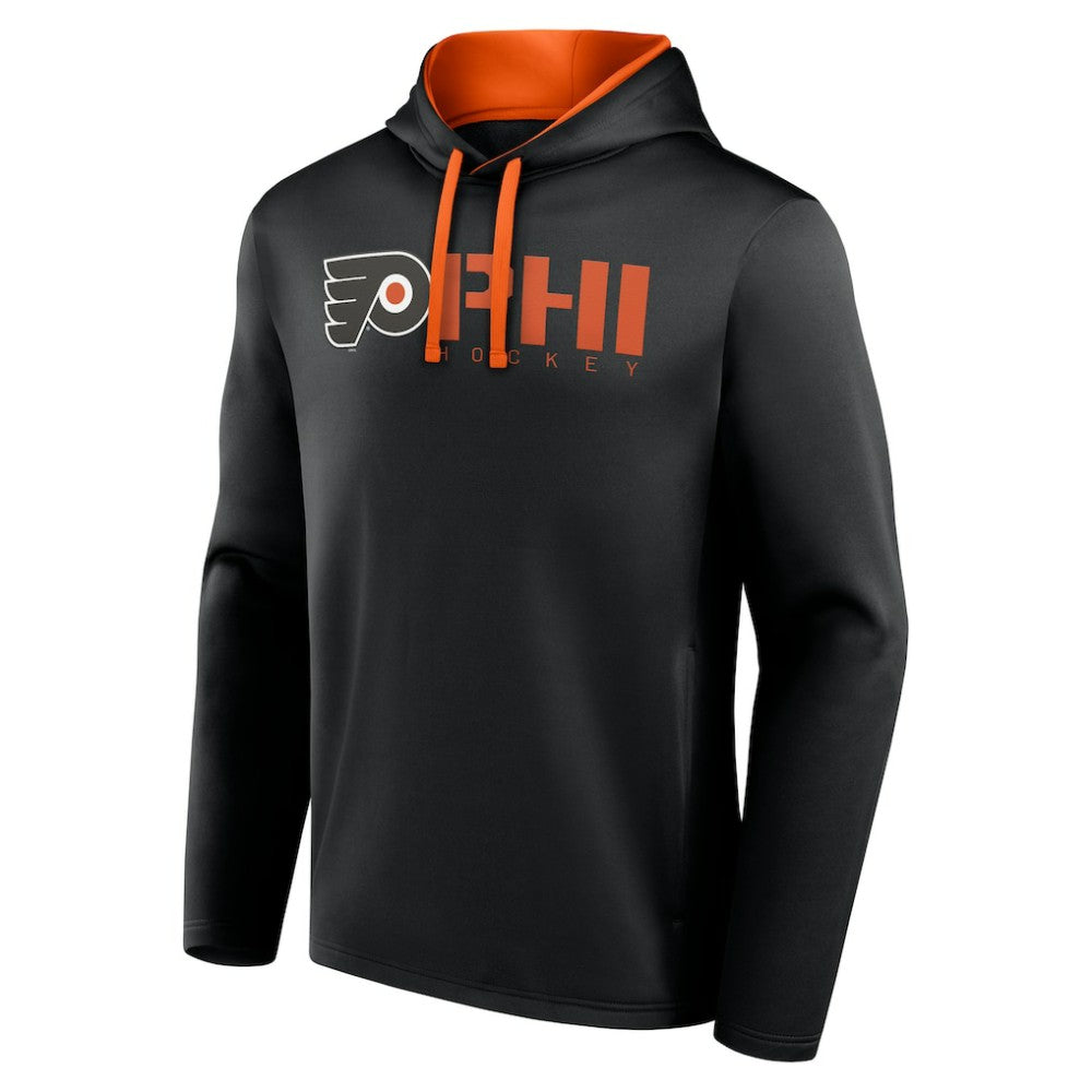 Philadelphia Flyers Logo Athletic Head Start Pullover Hoodie Black