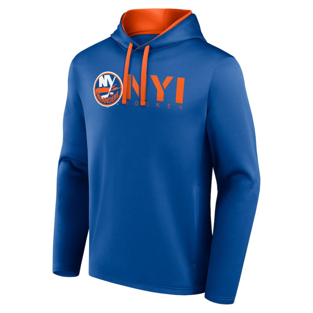New York Islanders Logo Athletic Head Start Pullover Hoodie Royal