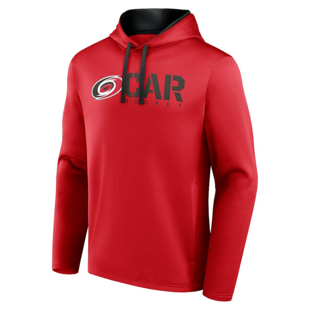 Carolina Hurricanes Logo Athletic Head Start Pullover Hoodie Red