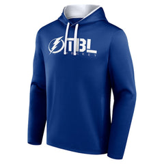 Tampa Bay Lightning Logo Athletic Head Start Pullover Hoodie Blue