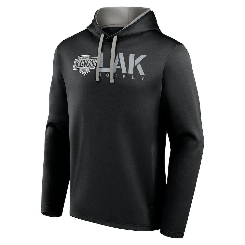 Los Angeles Kings Logo Athletic Head Start Pullover Hoodie Black