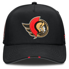 Ottawa Senators Fanatics 2025 NHL Draft Authentic Pro On-Stage Podium A-Frame Adjustable Hat Black