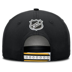 Boston Bruins Fanatics 2025 NHL Draft Authentic Pro On-Stage Podium A-Frame Adjustable Hat Black