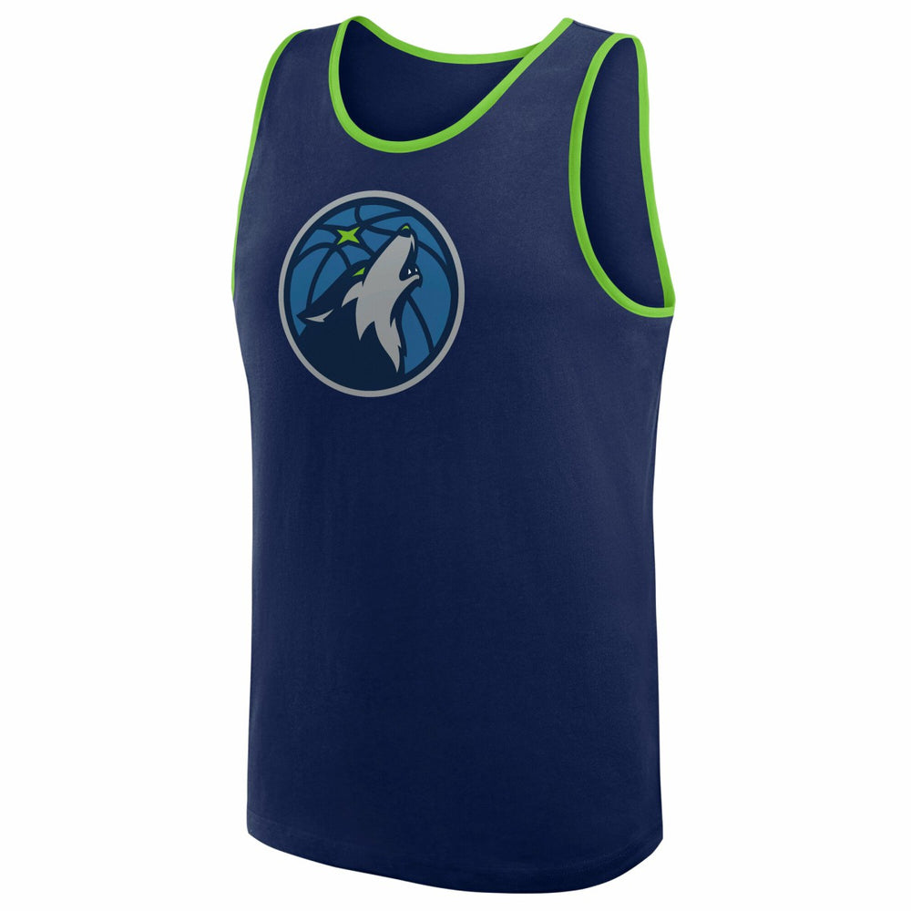 Minnesota Timberwolves Logo Athletic Unmatched Success Tank Top - Navy online