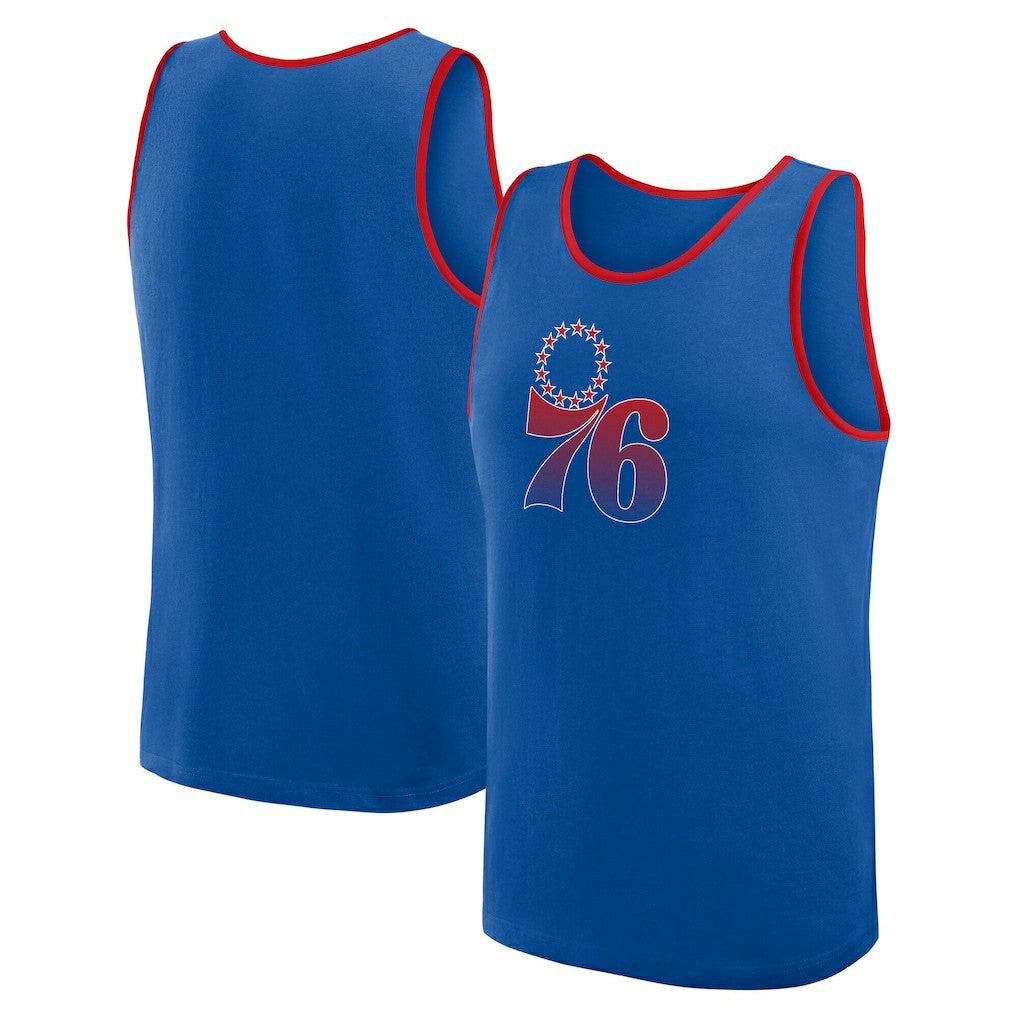 Philadelphia 76ers Logo Athletic Unmatched Success Tank Top - Royal sale