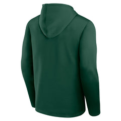 Milwaukee Bucks Logo Athletic Head Start Pullover Hoodie - Hunter Green on sale