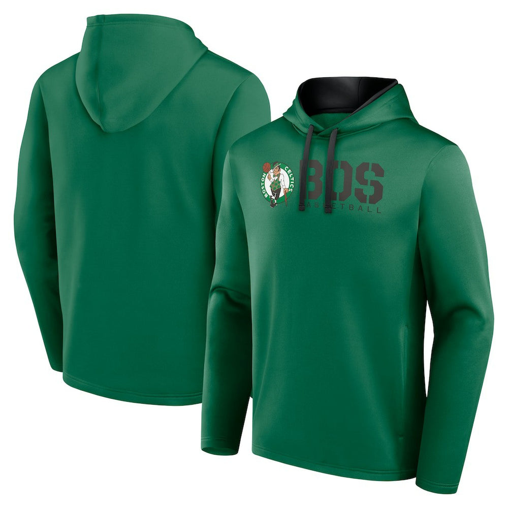 Boston Celtics Logo Athletic Head Start Pullover Hoodie - Kelly Green outlet